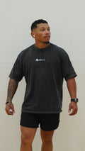 QUADZERO TEE | Black Wash