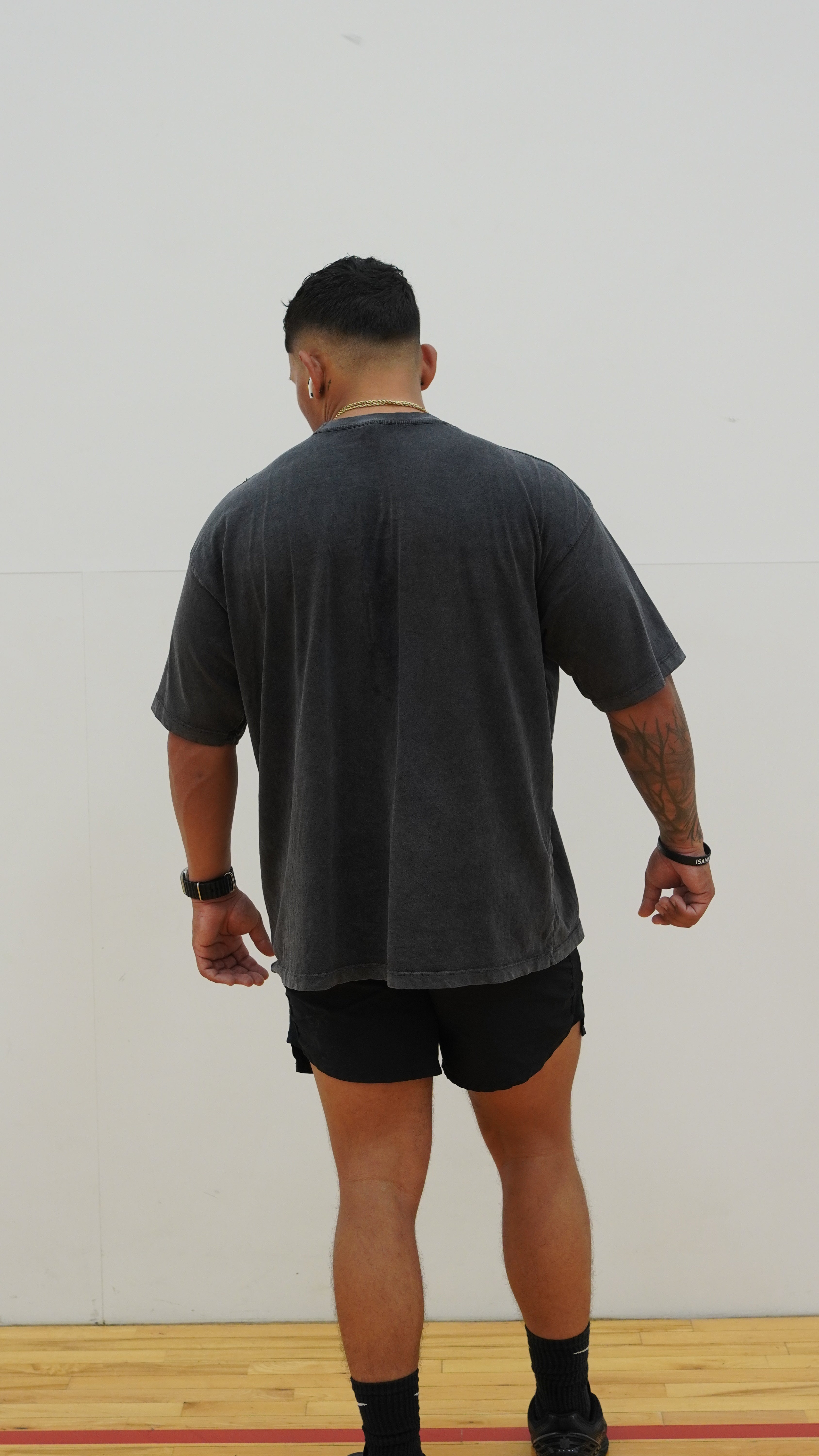 QUADZERO TEE | Black Wash