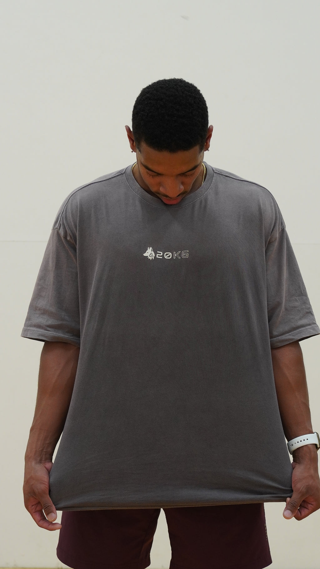 QUADZERO TEE | Vintage Gray