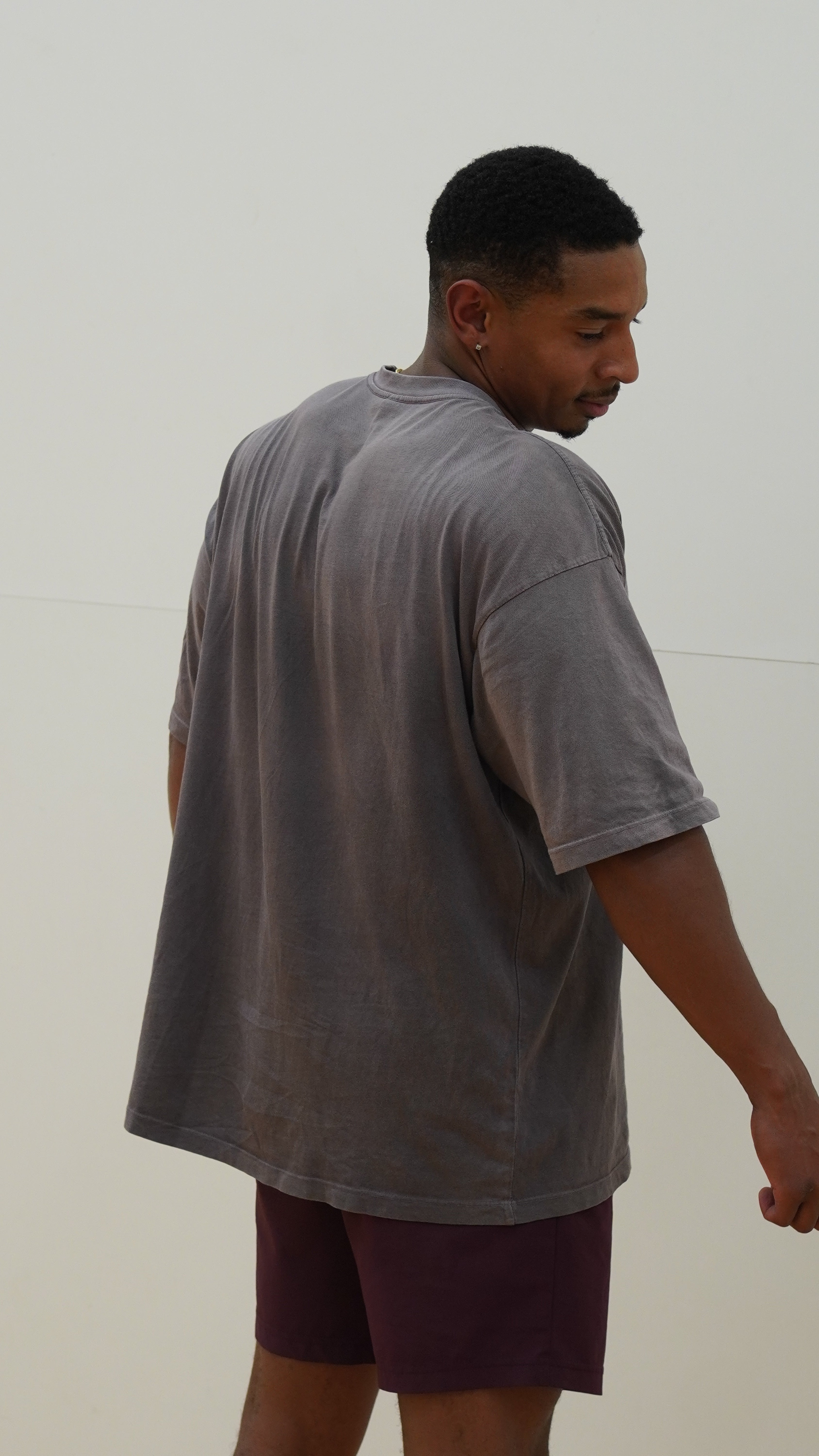 QUADZERO TEE | Vintage Gray